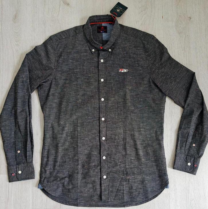 NZA New Zealand Auckland Overhemd Nieuw!, Kleding | Heren, Overhemden, Nieuw, Halswijdte 41/42 (L), Grijs, Ophalen of Verzenden