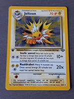 Nederlands 1e editie jungle 4/64 jolteon holo, Hobby en Vrije tijd, Verzamelkaartspellen | Pokémon, Foil, Gebruikt, Ophalen of Verzenden