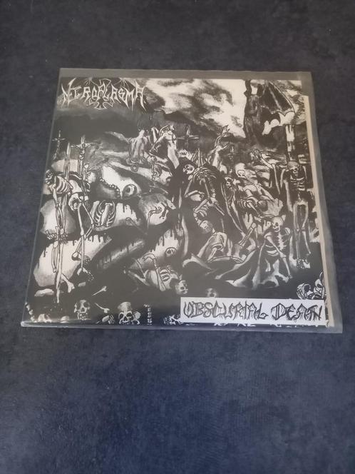 metal muziek vinyl 7``ep Necroplasma Obscurial Death, Cd's en Dvd's, Vinyl | Hardrock en Metal, Gebruikt, Verzenden