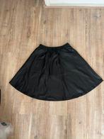 Rok leer maat 42 xl, Ophalen of Verzenden, Zo goed als nieuw, Maat 42/44 (L), Zwart