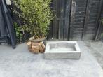 Mooie ruwe trog plantenbak waterbak bloembak LxBxH 97 60 23., Ophalen of Verzenden, Zo goed als nieuw
