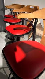 Bar krukken klassiek bruin café style, Huis en Inrichting, Ophalen, Gebruikt, Met voetsteun, 60 tot 90 cm