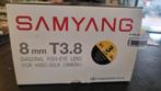 Nieuwe Samyang 8mm T3.8 Fisheye Lens - Video DSLR, Groothoek Fisheye-lens, Ophalen of Verzenden, Nvt, Nvt