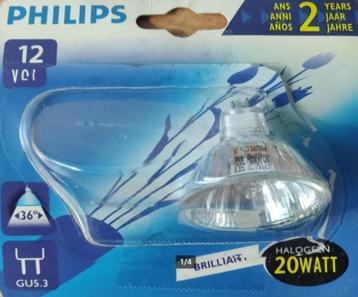 Philips Brilliant Halogeen 12 Volt 20 Watt GU5.3 Spot   beschikbaar voor biedingen