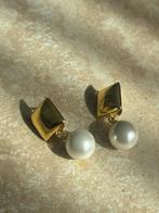 Gouden Oorbellen met Parels, Overige materialen, Hangers, Nieuw, Ophalen of Verzenden
