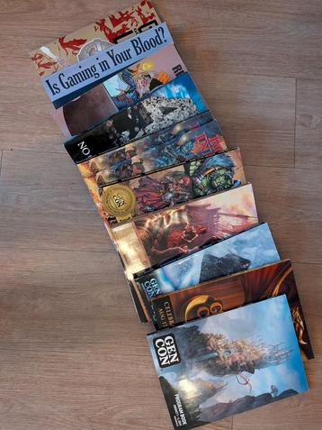 Gen Con Programma Boeken 2009-2019 (incl. dubbel) beschikbaar voor biedingen