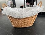 Grote rieten mand voor babyshower of speelgoed in babykamer, Ophalen, Zo goed als nieuw, Rond, Riet