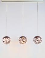 3 x Studio Italia Kelly Cluster Sphere Hanglamp Brons Lodes, Huis en Inrichting, Lampen | Hanglampen, Ophalen of Verzenden, Metaal