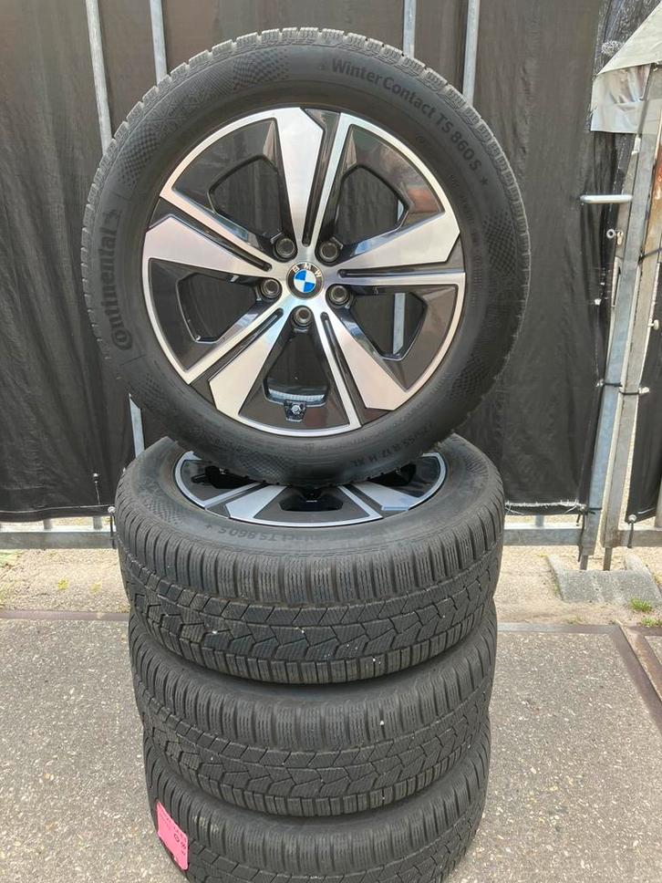 17 inch originele BMW i4 velgen met winterbanden., Auto-onderdelen, Banden en Velgen, Banden en Velgen, Winterbanden, 17 inch
