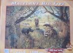 puzzel - puzzle met de big five - Zuid Afrika - nieuw, Ophalen of Verzenden, 500 t/m 1500 stukjes, Nieuw, Legpuzzel