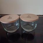 Glazen potjes, Huis en Inrichting, Keuken | Potten en Pannen, Ophalen of Verzenden, Gebruikt, Glas, Pot, Bus of Blik