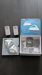 Asus Lyra Trio Mesh Wi-Fi (2x) + Devolo Powerline 650 (2x), Computers en Software, Verzenden, Zo goed als nieuw, Asus