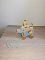 Houten Olifant Trekfiguur met Kralenbaan, Ophalen of Verzenden, Zo goed als nieuw, Overige typen, Met wieltjes
