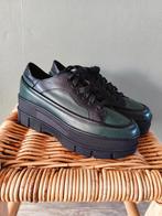 NIEUW! Leren schoenen van Geox maat 37, Ophalen of Verzenden, Zo goed als nieuw, Groen, Sneakers of Gympen