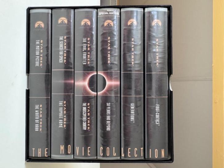 Star Trek - eerste 8 films in luxe VHS-cassette, Cd's en Dvd's, VHS | Film, Zo goed als nieuw, Science Fiction en Fantasy, Vanaf 12 jaar