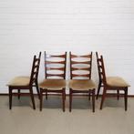 Vintage ladderstoelen stoelen jaren '70, Ophalen, Hout, Vier, Gebruikt