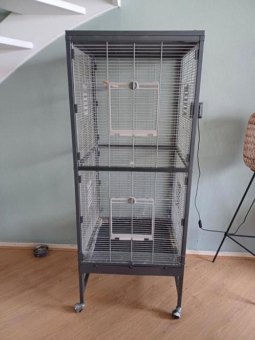 Montana Voliere Paradiso 60 Kooi Antiek/Platinum, Dieren en Toebehoren, Vogels | Hokken en Kooien, Zo goed als nieuw, Vogelkooi
