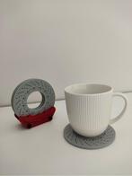 Rode remschijf onderzetter, Ophalen of Verzenden, Nieuw, Glas of Kopje