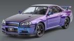 Nissan Skyline GTR R34 metalen model auto DieCast (1:24), Ophalen of Verzenden, Nieuw, Auto