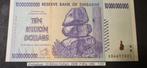 bankbiljet Zimbabwe 10 billion Dollars 2008 P85a UNC, Ophalen of Verzenden, Overige landen