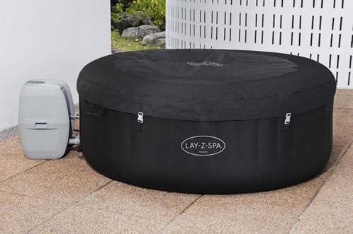 Lay-Z-Spa Miami 4 pers, Tuin en Terras, Bubbelbaden en Hottubs, Zo goed als nieuw, Filter, Pomp, Ophalen