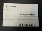 Instructieboek Toyota Starlet P8, Auto diversen, Ophalen of Verzenden