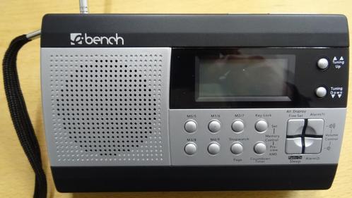 Wereldradio op batterij - Digitale wereldontvanger FM/MW/ LW, Audio, Tv en Foto, Radio's, Gebruikt, Wereldontvanger, Ophalen of Verzenden