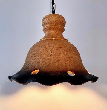 hanglamp plafondlamp keramiek XXL aardtinten 70 lamp beschikbaar voor biedingen