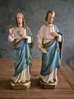 2 heilige beelden Jezus en Jozef, Antiek en Kunst, Antiek | Religie, Ophalen
