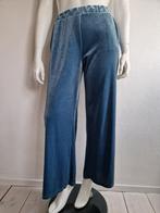 Ichi velours pantalon. Maat L. Blauw., Maat 38/40 (M), Blauw, Nijmegen, Verhip-vintage.nl