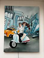 Canvas Kunstwerk – “City Romance” door Dylan (122 x 92 cm), Ophalen