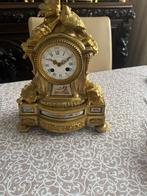 zeer mooie zware bronzen pendule, Antiek en Kunst, Ophalen of Verzenden