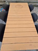 Tuintafel met 6 stoelen, Tuin en Terras, Ophalen, Gebruikt, 6 zitplaatsen, Tuinset