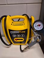 Powerplus Compressor - Compact en Mobiel, Doe-het-zelf en Verbouw, Compressors, Ophalen, Mobiel, Gebruikt, 6 tot 10 bar