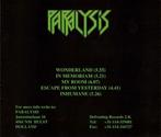 Paralysis - Wonderland MCD NL Prog Speed Thrash Metal 1996, Cd's en Dvd's, Ophalen of Verzenden, Gebruikt