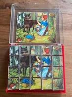 Vintage Sprookjes Blokkenpuzzel, Ophalen of Verzenden, Meer dan 50 stukjes, Gebruikt