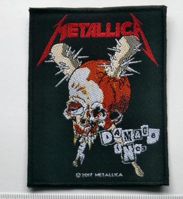  	 Metallica mooie originele en nieuwe damage inc. patch 196