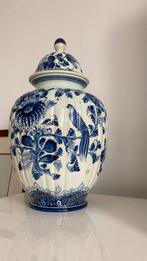 Delfs blauwe vaas 42 cm, Antiek en Kunst, Antiek | Vazen, Ophalen