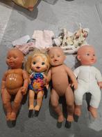 4 poppen, Kinderen en Baby's, Speelgoed | Poppen, Ophalen of Verzenden, Babypop