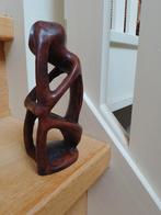Houten beeld, de denker, Antiek en Kunst, Ophalen