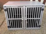 Dubbele autokooi / autobench, Dieren en Toebehoren, Ophalen of Verzenden, Zo goed als nieuw