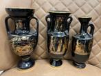 Vintage 24k gold verf Griekse vaasjes, Ophalen of Verzenden