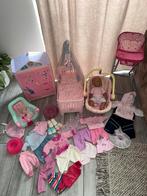 Baby born speelgoed kledingkast bed maxi cosi, Ophalen of Verzenden, Zo goed als nieuw, Babypop