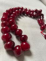 Zeldzame Barnsteen Gebedskralen - Uniek Exemplaar, Ophalen, Nieuw, Rood, Steen of Mineraal