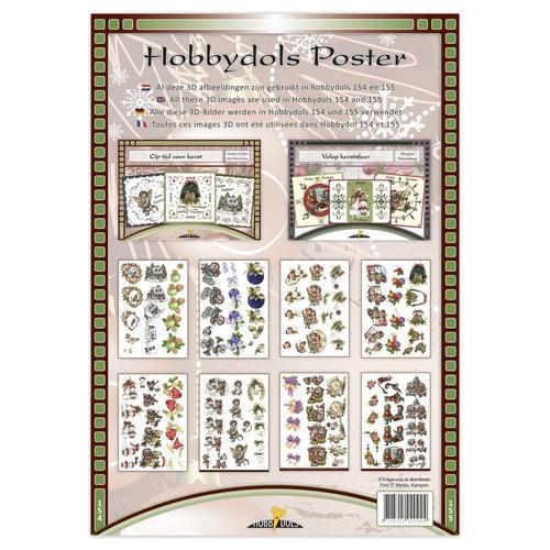 Hobbydols Knipvel Posters en boekjes (zie beschrijving), Hobby en Vrije tijd, Kaarten | Zelf maken, Nieuw, Knipvel, Overige thema's