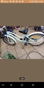 Blauwe meisjes fiets 20 inch, Fietsen en Brommers, Fietsen | Meisjes, Ophalen, Gebruikt, 20 inch