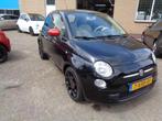 Fiat 500 0.9 Twinair 2012 Zwart Metallic Red Edition, Voorwielaandrijving, Stof, Metallic lak, Handgeschakeld