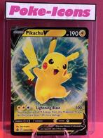 2022 Promo SWSH198 Pikachu V [B](Holo), Foil, Losse kaart, Zo goed als nieuw, Verzenden