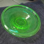 Antiek uraniumglas schaal Anna Groen Uranium glazen schaal, Ophalen