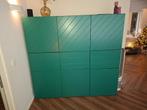 Mooie groene kast, Ophalen, Zo goed als nieuw, Minder dan 100 cm, 25 tot 50 cm